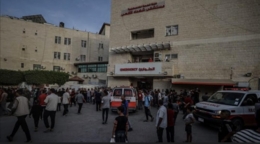 وزارة الصحة بغزة تدين قصف العدو الصهيوني مبنى مستشفى الاقصى