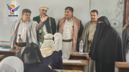 تفقد اختبارات الثانوية والدورات الصيفية بمديرية شعوب في أمانة العاصمة