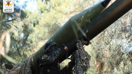 سرايا القدس تعرض مشاهداً لقصفها مغتصبة "بئيري" في غلاف غزة