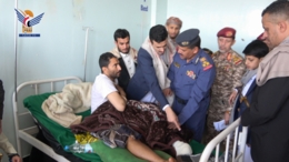  قيادات عسكرية تتفقد أحوال الجرحى في عدد من المستشفيات