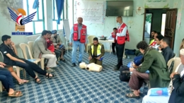 بدء دورة في الإسعافات الأولية والإنعاش القلبي الرئوي بالمحويت