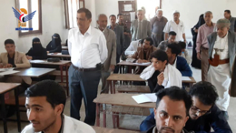 تدشين الامتحانات النهائية لطلاب المعاهد الفنية والمهنية
