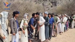 قافلة عيدية من قيادة السلطة المحلية بالمحويت للمرابطين في الساحل الغربي