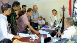 النائب العام يتفقد سير العمل القضائي عقب الاجازة القضائية بمدينة الحديدة