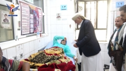 زيارة عيدية للجرحى والمرضى والأجهزة الأمنية في إب