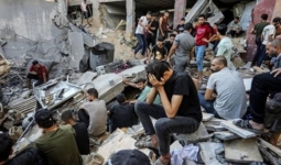  استشهاد واصابة عدد من الفلسطينيين إثر قصف للعدو الصهيوني على بيت حانون