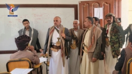 وكيل هيئة الزكاة يتفقد الاختبارات والدورات الصيفية بمديرية نهم بصنعاء
