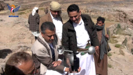 وزير الكهرباء يطلع على مواقع مصدات الرياح بخولان الطيال بمحافظة صنعاء  