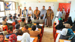 أمين محلي صنعاء يتفقد سير العملية التعليمية في الحيمة الداخلية