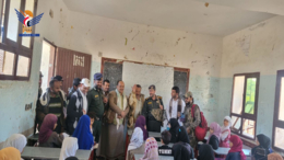 تفقد الدورات الصيفية في عدد من المناطق بمديرية دمت