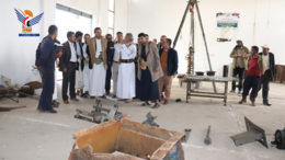  تفقد العمل بمشاريع تأهيل مصنع الأعلاف وترميم الشوارع بالسبعين