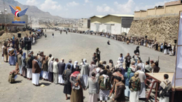 أبناء مديرية شعوب يعلنون النفير لمواجهة العدوان والبراءة من الخونة والعملاء 