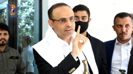 فيديو | الرئيس المشاط يؤكد من مطار صنعاء أن اليمن لن يتراجع عن مساندة فلسطين وعلى الصهاينة انتظار صيف ساخن