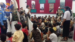 طلاب الدورات الصيفية بمديرية الحالي يزورون معرض الشهيد القائد بالحديدة