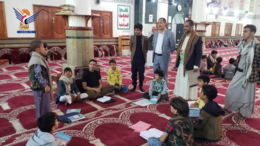 قيادة وزارة الكهرباء والمياه تزور الدورات الصيفية في مديرية الثورة بأمانة العاصمة