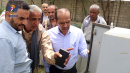 وزير الكهرباء يتفقد أعمال تأهيل وصيانة شبكات الضغط في مديريات الحديدة