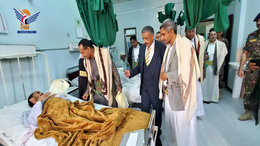 وكيلا محافظة حجة يتفقدان أحوال المرضى في عدد من المرافق الصحية