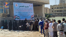 الملف الفلسطيني يدشن مشروع الأضاحي العيدية لأبناء الجالية الفلسطينية في اليمن