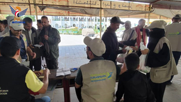 مؤسسة حيدرة توزع لحوم أضاحي العيد لـ 250 أسرة فقيرة