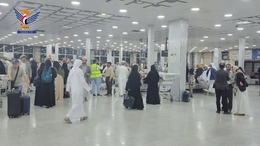 وصول الفوج الأول من حجاج بيت الله الحرم إلى مطار صنعاء الدولي