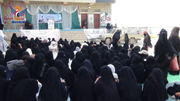 الهيئة النسائية في حجة تحتفي بيوم الولاية في أربع ساحات