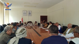 محلي حجة يقر تقارير عدد من المكاتب التنفيذية