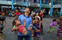 اليونيسف تحذر من الوضع المزري في غزة وان نحو 1.3 مليون فلسطيني يعيشون في شوارع