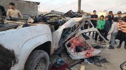 استشهاد ستة من عناصر الشرطة الفلسطينية في رفح أثناء تأمينهم المساعدات