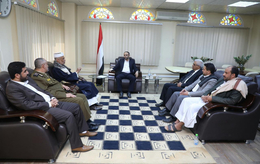 رئيس السياسي الأعلى يلتقي رئيس مجلس القضاء والنائب العام ووزير الداخلية