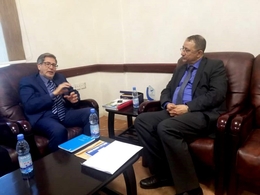 وزير المياه والبيئة يبحث مع اليونيسف التعاون المشترك