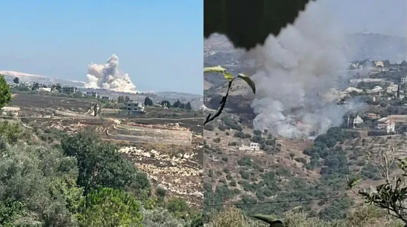 العدو الصهيوني يواصل خروقاته لوقف إطلاق النار ويقصف بلدات جنوب لبنان