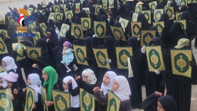 وقفات للهيئة النسائية في حجة نصرةً للقرآن وتضامناً مع لبنان