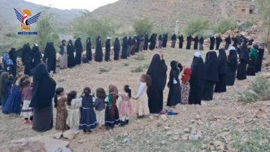 مأرب.. فعالية ووقفة للهيئة النسائية في حريب القراميش بثورة 21 سبتمبر