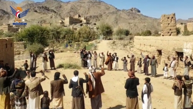 وقفات في محافظة مأرب نصرة للشعب الفلسطيني وتأكيدا على الجهوزية العالية