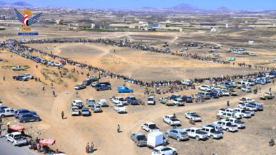 صنعاء .. وقفة قبلية مسلحة لأبناء قبيلة أرحب وفاءً لدماء الشهداء