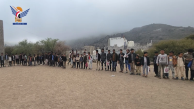 وقفات بمدارس الحشاء بالضالع للتنديد بالإساءة للقرآن الكريم