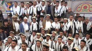 زفاف جماعي لـ 82 عريساً وعروسًا بمنطقة قرن الأسد بالعرش بالبيضاء