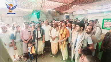 وقفة قبلية وافتتاح معرض صور الشهداء بمديرية التحيتا بالحديدة