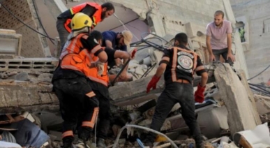 ناطق الدفاع المدني بغزة: العدو الصهيوني قصف حي التفاح بأكثر من 20 قنبلة