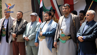 وكالة الأنباء اليمنية سبأ تنظم وقفة حاشدة نصرة لغزة وتضامناً مع الأسرى