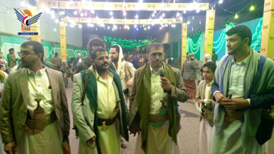 مهرجان جماهيري لأبناء مديريات المربع الشمالي بالأمانة ابتهاجاً بالمولد النبوي