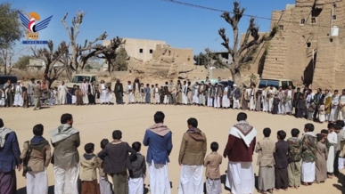 مئات الوقفات بصعدة بمناسبة عيد جمعة رجب وانتصارا للمقدسات