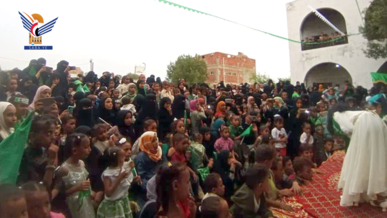 فعالية ووقفة نسائية بمديرية اللحية في الحديدة بذكرى المولد النبوي