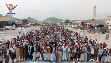 مسيرات حاشدة بريمة نصرة لفلسطين وغزة ورفضاً لصفقات الخداع والخيانة