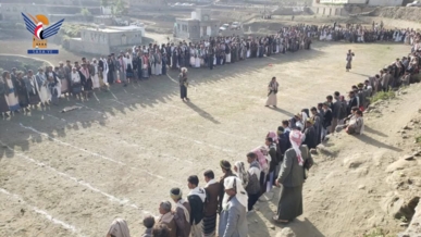 وقفات في صعدة تضامنا مع الشعب الفلسطيني