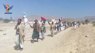 الجوف.. مسيرات لقوات التعبئة تزامنا مع الذكرى الثانية لمعركة "طوفان الأقصى"