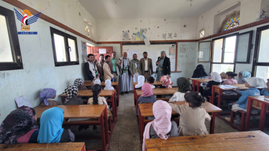 تفقد الدورات الصيفية في مركز محافظة حجة