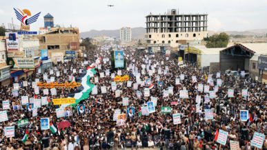 أبناء صعدة يحتشدون في 18 ساحة تضامناً مع الشعب والمقاومة الفلسطينية