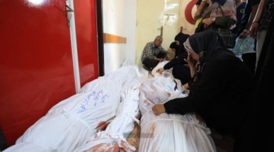 100شهيد في العدوان الصهيوني المتواصل على غزة منذ فجر اليوم