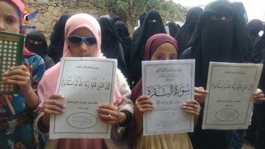 وقفات للهيئة النسائية في حجة نصرةً للمظلومين في غزة